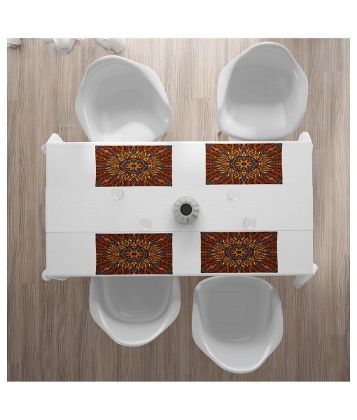 Ethnic Place Mats  Set of 4  