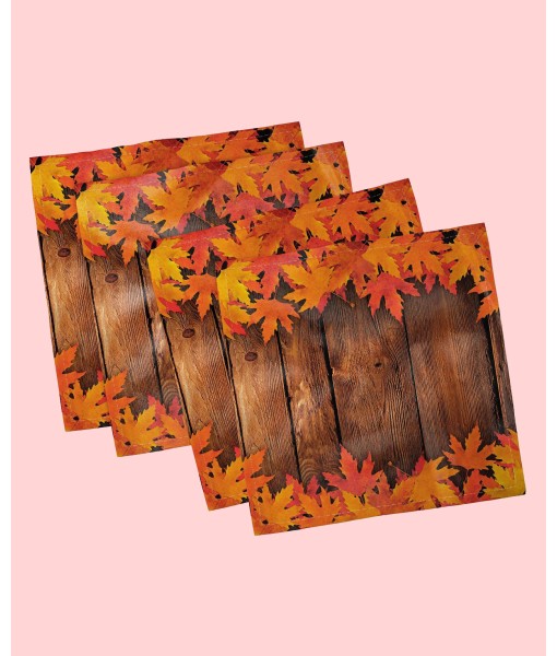 Fall Set of 4 Napkins  12