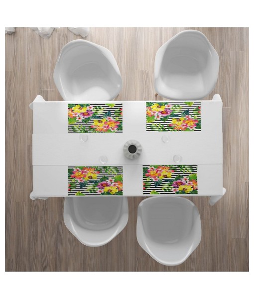 Floral Place Mats  Set of 4