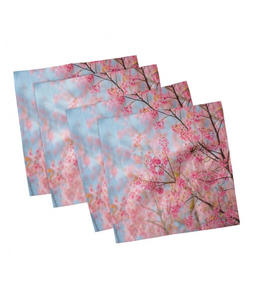 Floral Set of 4 Napkins  18