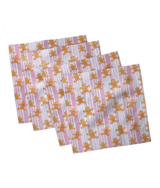 Festive Holiday Cloth Napkins, Set of 4, 12