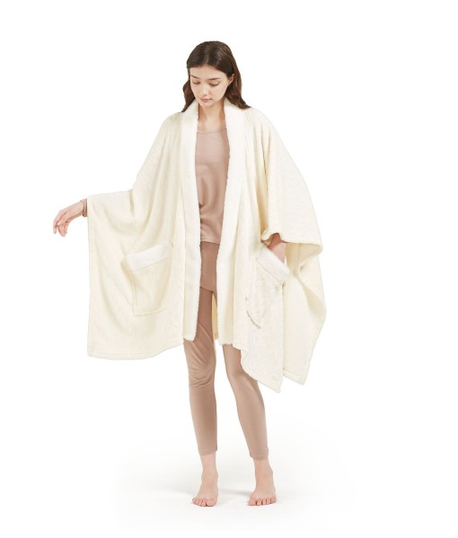 Cozy Plush Wrap Robe Throw  50