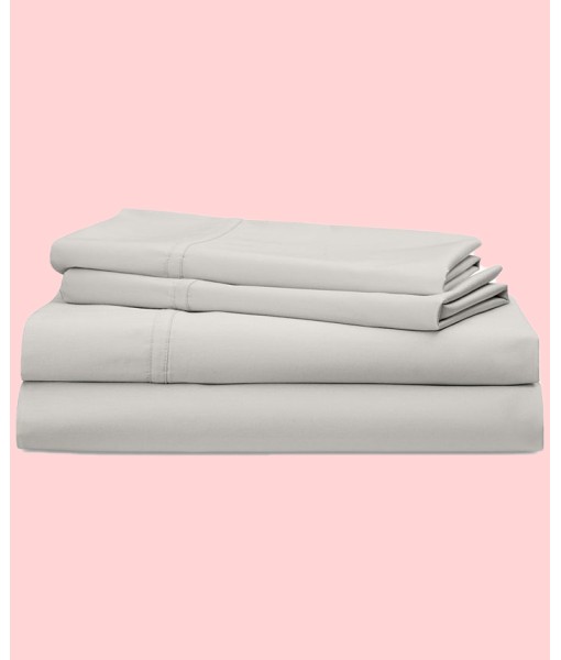 Spencer 475 Thread Count Cotton Sateen 4-Pc. Sheet Set  Queen