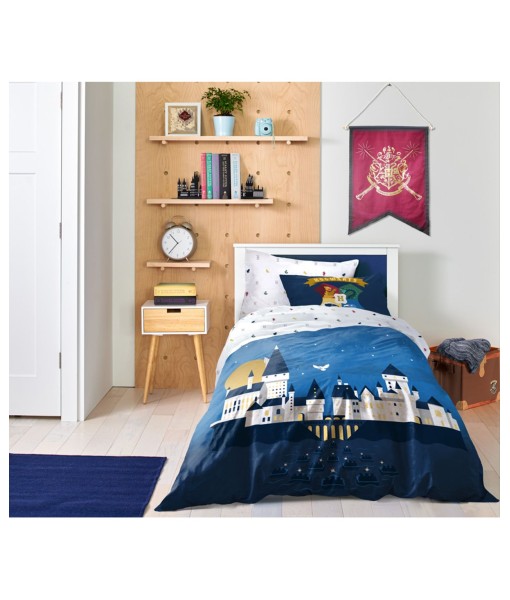 Harry Potter Exploring Hogwarts 100% Organic Cotton Twin Bed Set