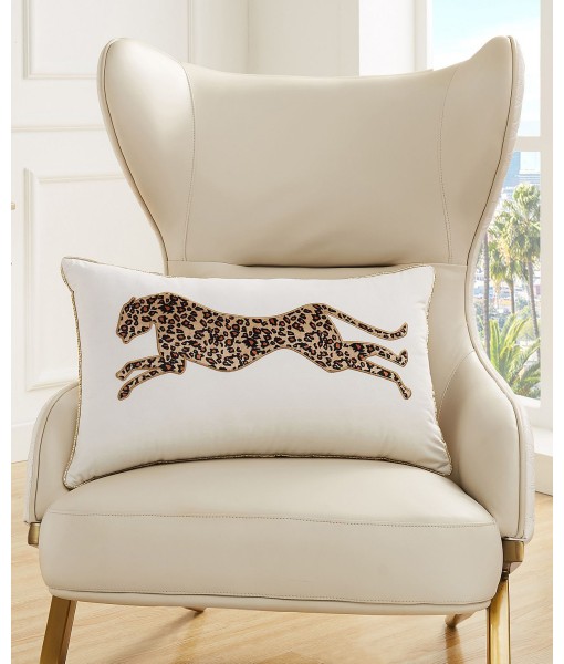 Luxe Cheetah Print Throw Pillow, 14