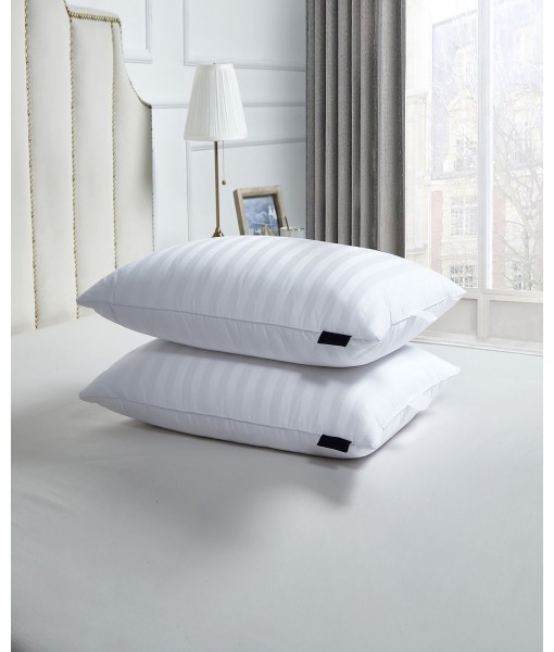 Softy-Around White Goose Feather & Down 500 Thread Count 2-Pack Pillow  Jumbo