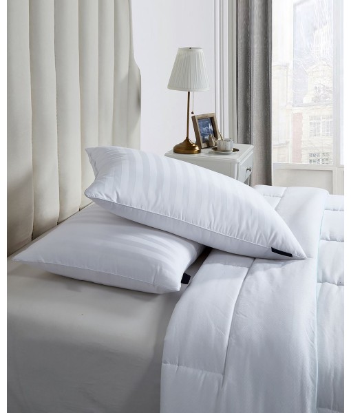 Softy-Around White Goose Feather & Down 500 Thread Count 2-Pack Pillow  Jumbo