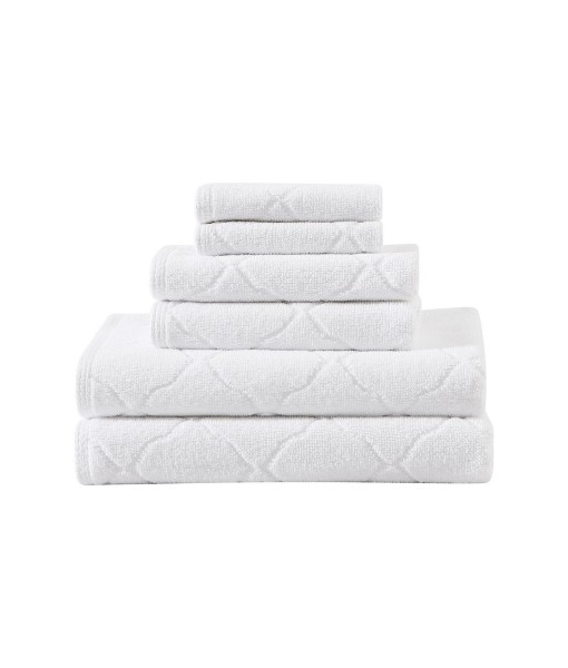 Maude Solid Cotton Terry 6 Piece Towel Set