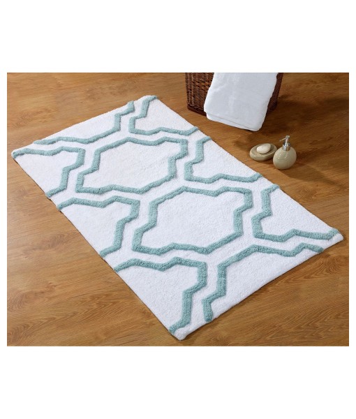 Quatrefoil 50' x 30' Non-Skid Cotton Bath Rug