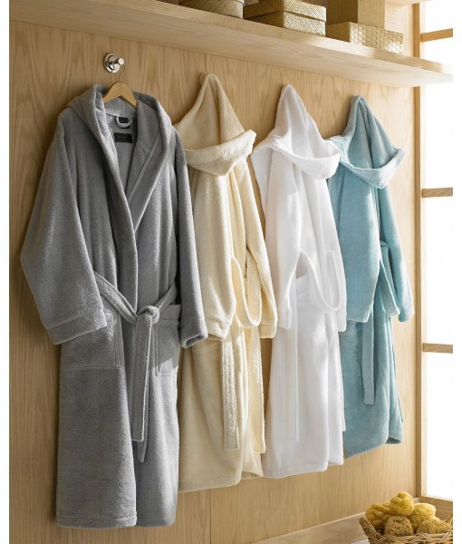 Turkish Terry Hooded Bath Robe