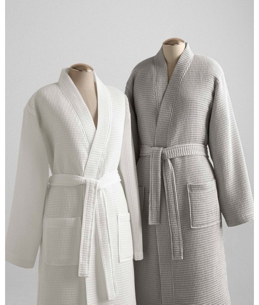 100% Cotton Relaxed Honeycomb Robe