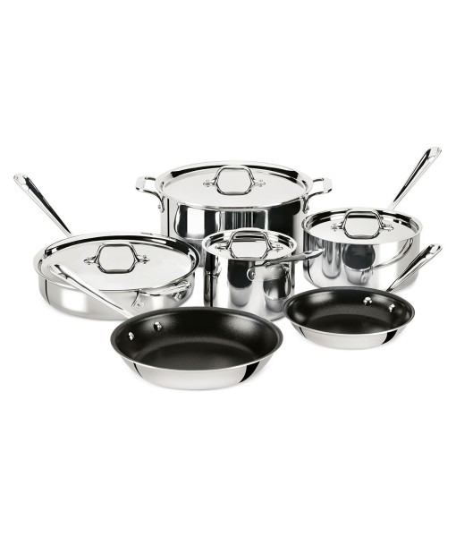 Nonstick Stainless Steel Cookware Set  10 Piece