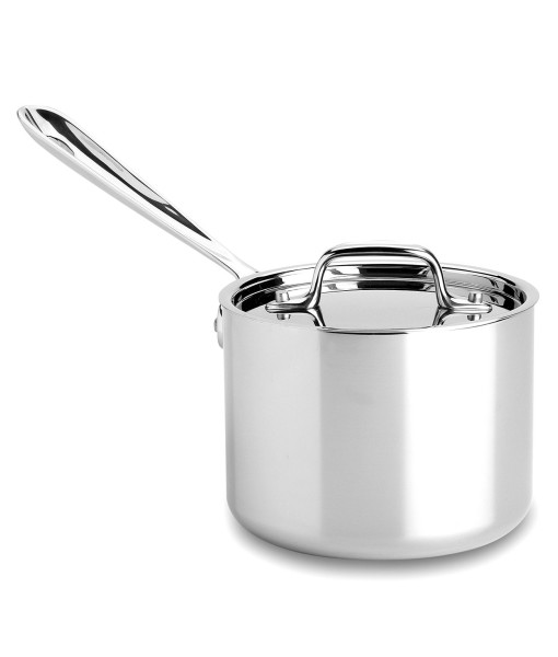 Stainless Steel 2 Qt. Covered Saucepan
