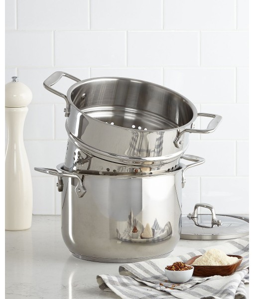 Stainless Steel 6 Qt. Covered Multi-Pot with Pasta Insert