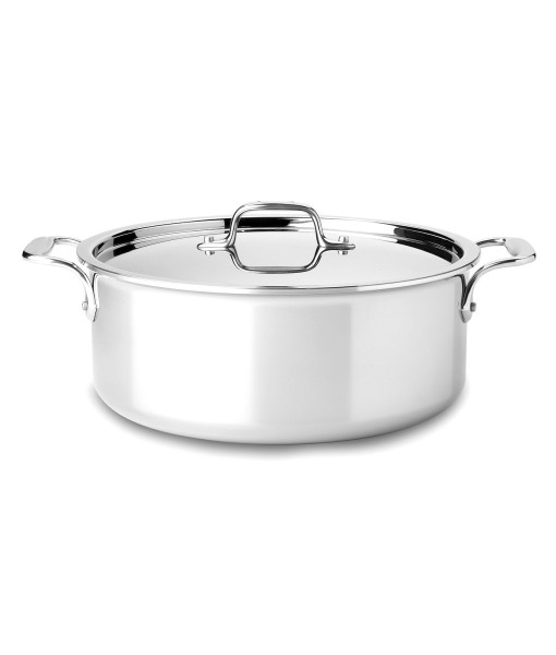 Stainless Steel 6 Qt. Covered Stockpot