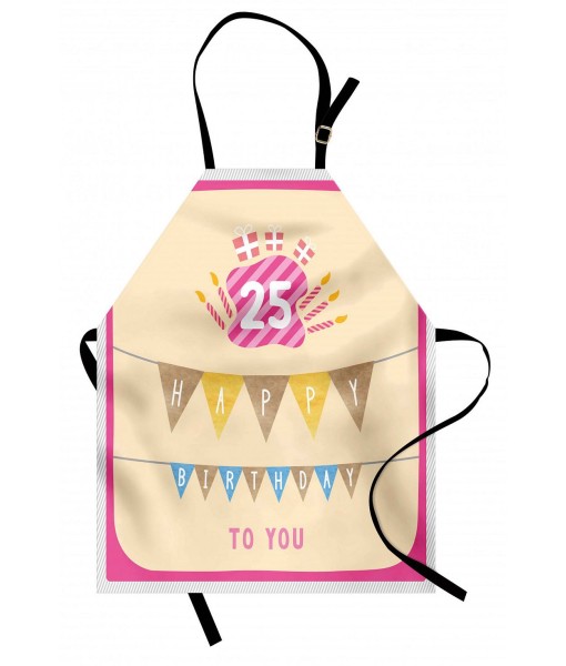 Silver Jubilee Celebration Apron