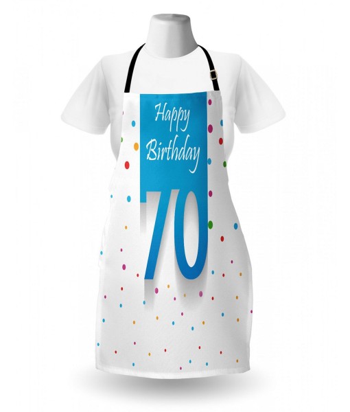 Milestone 70th Celebration Apron