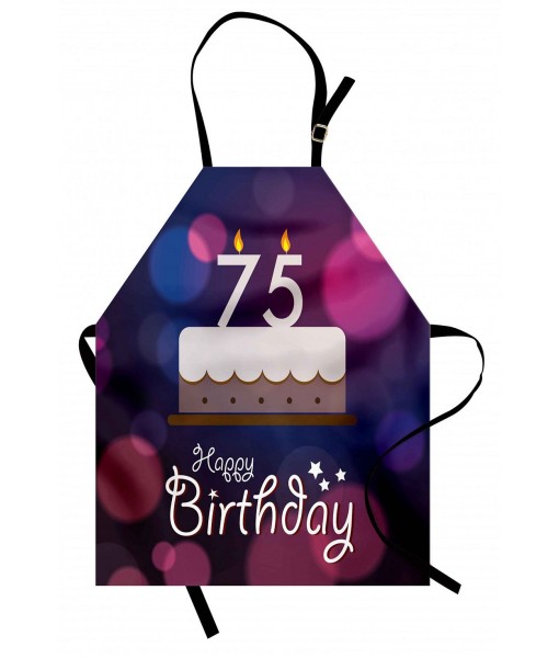 75th Birthday Apron